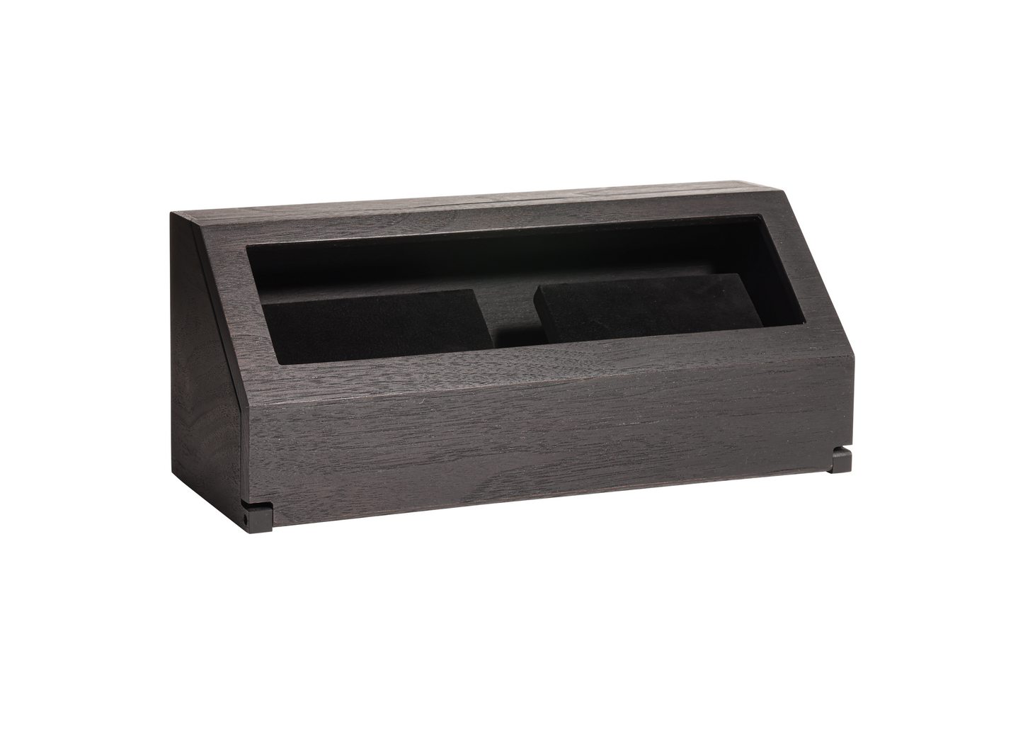 WHALER 4-SLOT WATCH BOX - BLACK