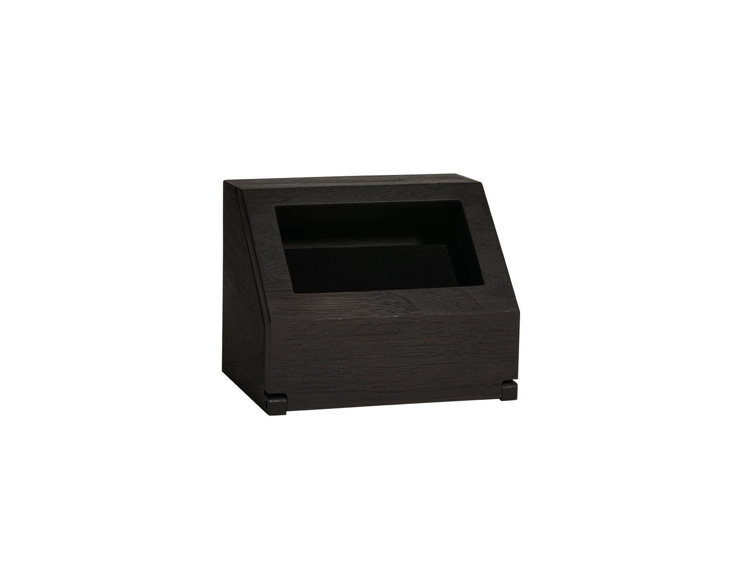WHALER 2-SLOT WATCH BOX - BLACK