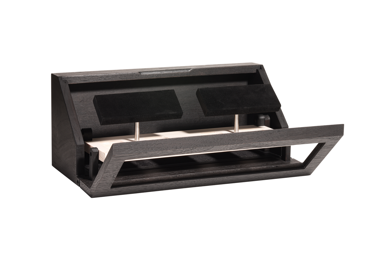 WHALER 4-SLOT WATCH BOX - BLACK